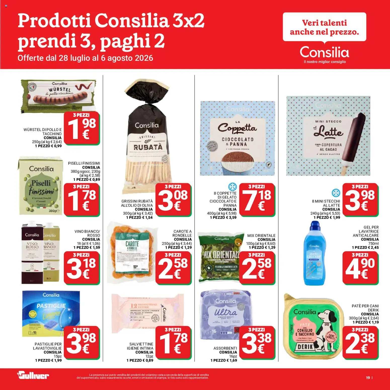 Volantino Gulliver del 28/07/2026 | Pagina: 19
