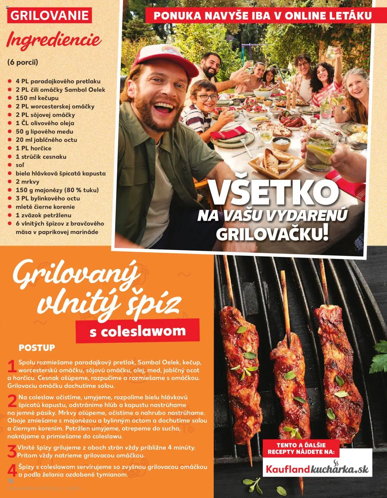 Nové Kaufland akcie – leták je platný od 17.07.2025 | Strana: 18 | Produkty: Kapusta, Čierne korenie, Petržlen, Ocot