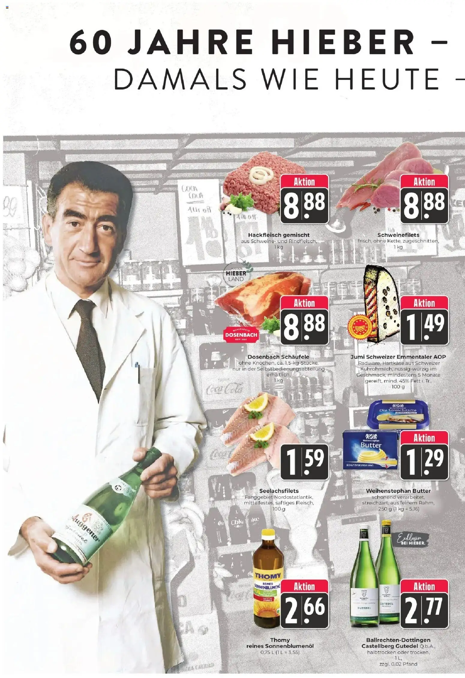 Edeka Prospekt Schliengen (ab 12.10.2026) » Angebote Online | Seite: 8 | Produkte: Butter, Sonnenblumenol, Rindfleisch, Hackfleisch
