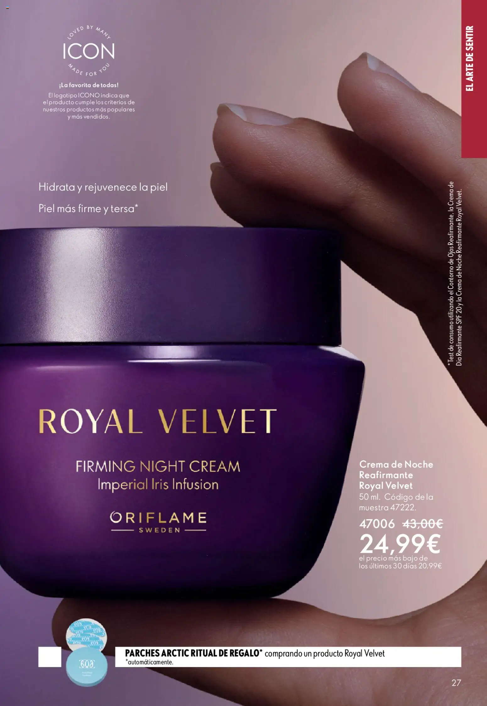 Oriflame - Catálogo Campaña 6 │ válido desde el 22.04.2026 | Página: 27 | Productos: Crema, Crema de día, Crema de noche