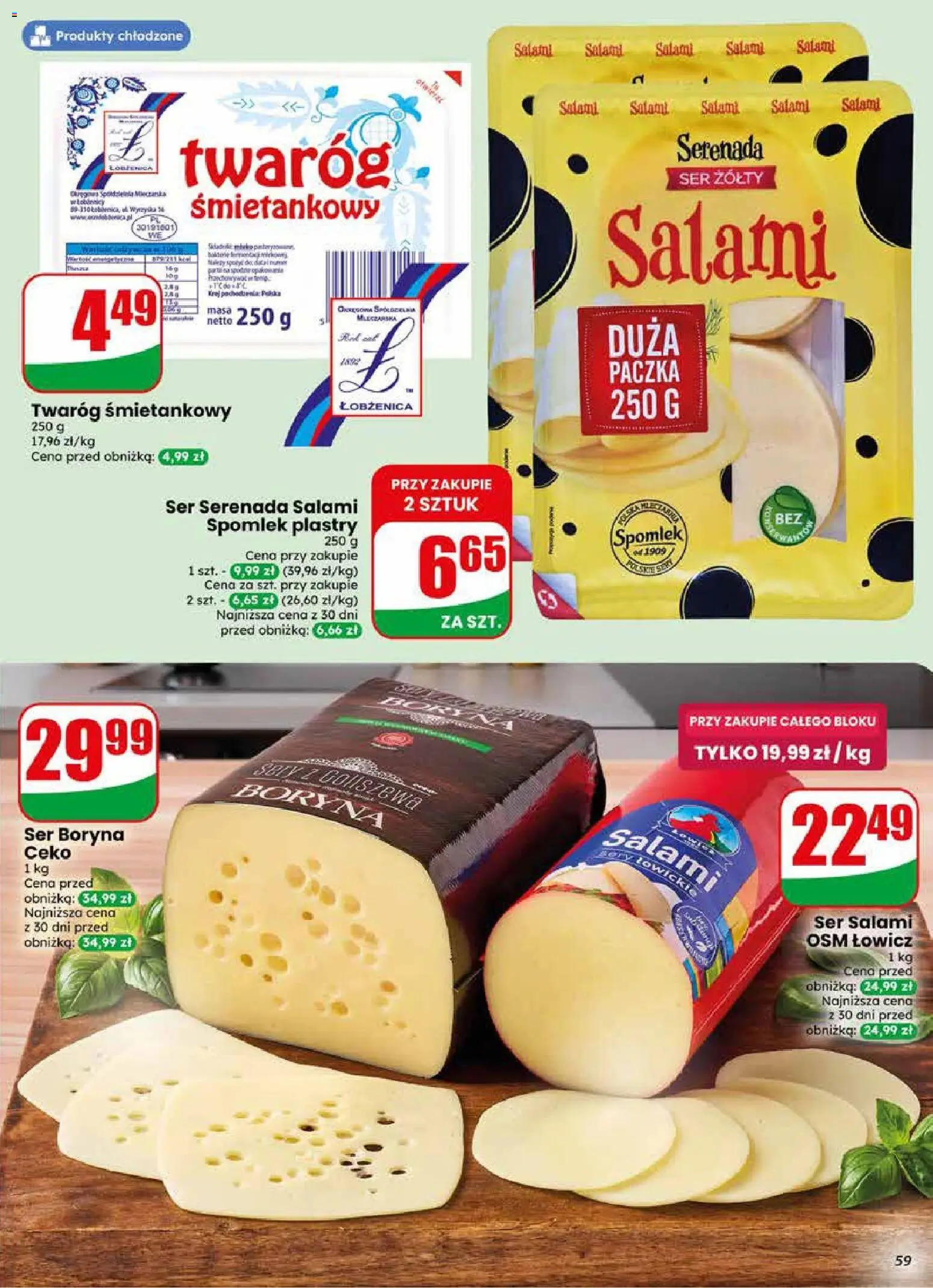 Dino gazetka od 20.05.2026 | Strona: 59 | Produkty: Sery, Ser, Salami, Twaróg