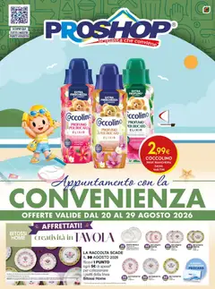 Anteprima del volantino Proshop volantino valido a partire dal 20/08/2026