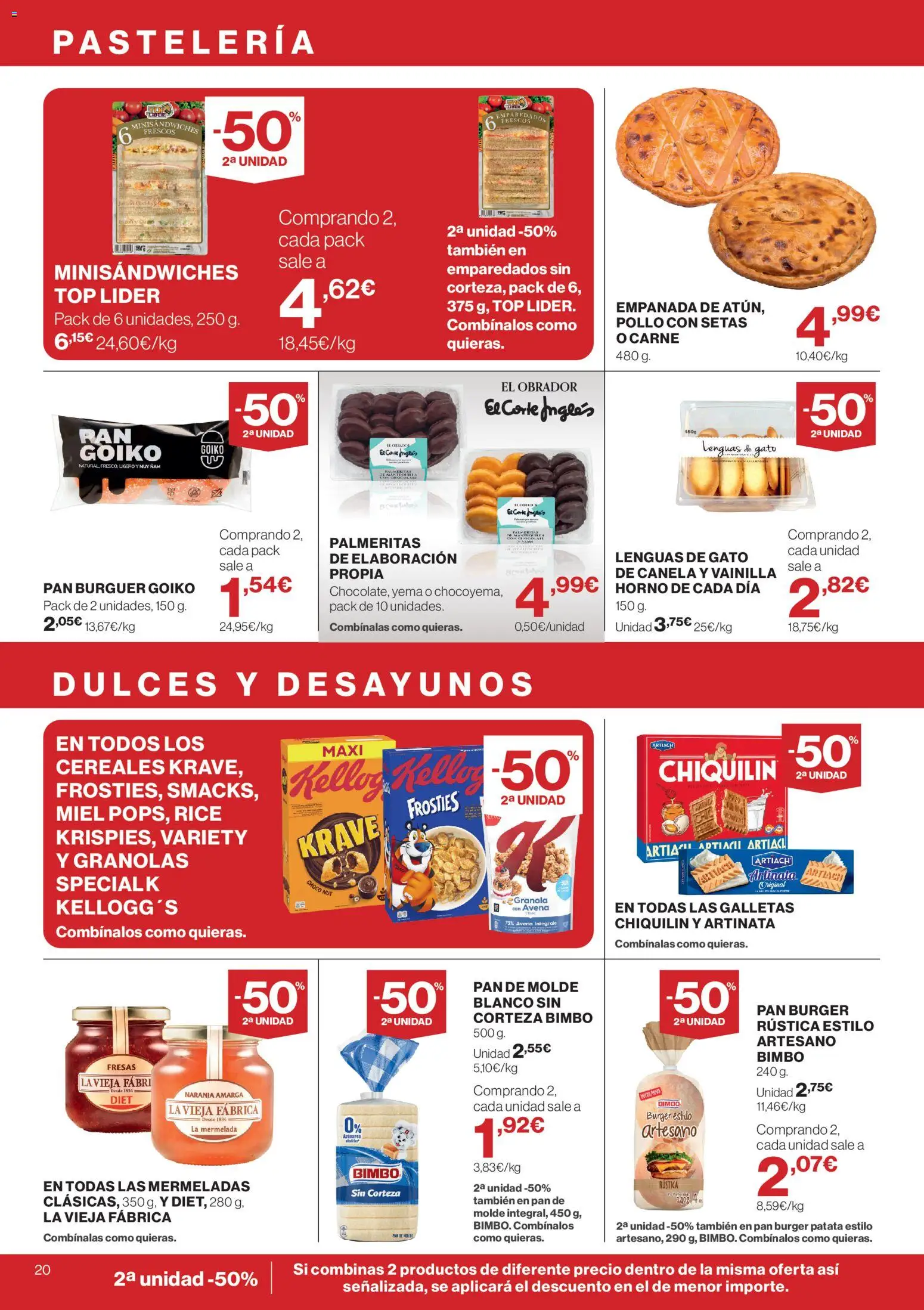 Hipercor catálogo │ válido desde el 21.05.2026 | Página: 20 | Productos: Ψηφιακή κάμερα, Fresas, Pan de molde, Horno