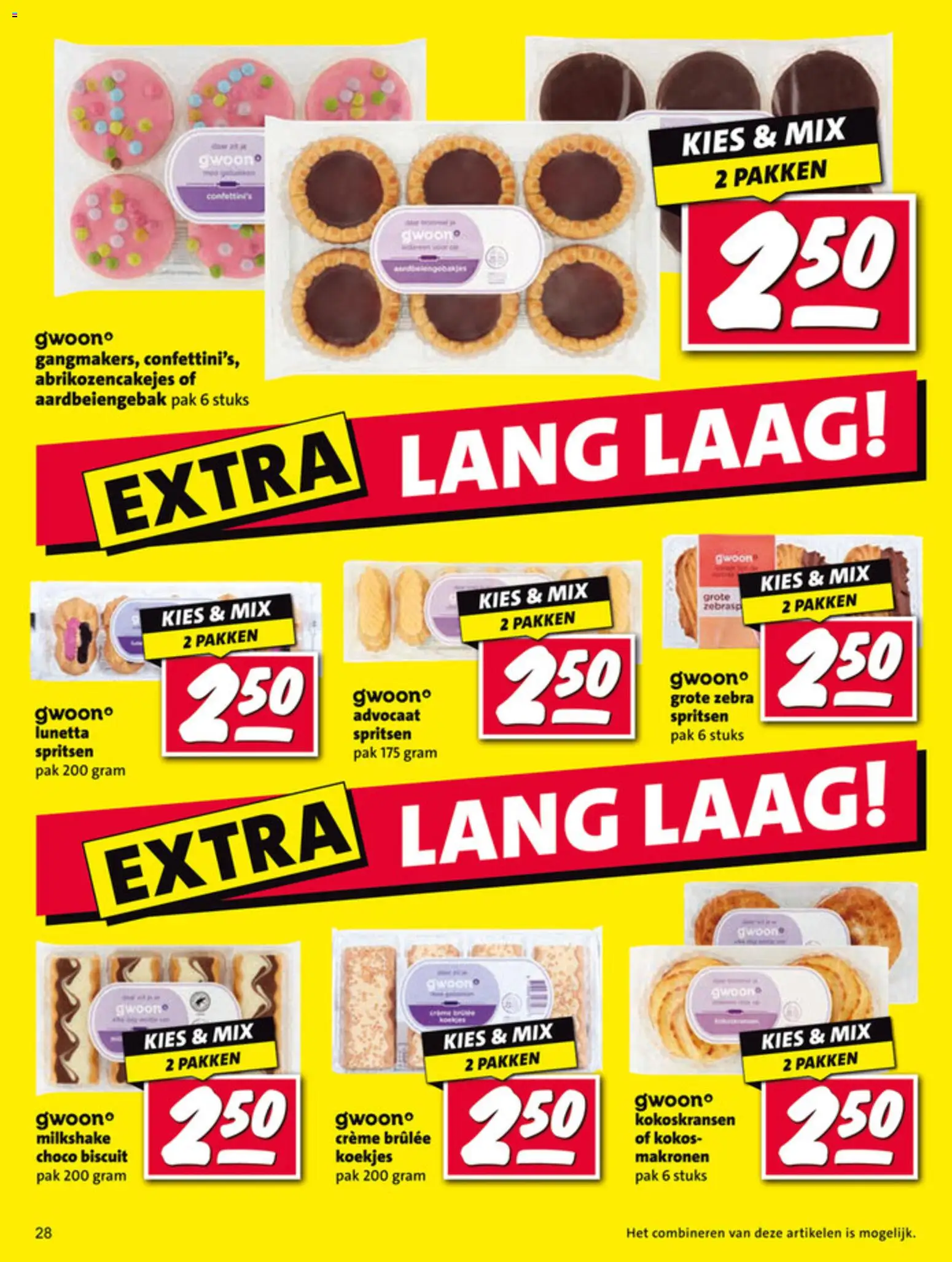 {H1} | Pagina: 28 | Producten: Koekjes, Crème