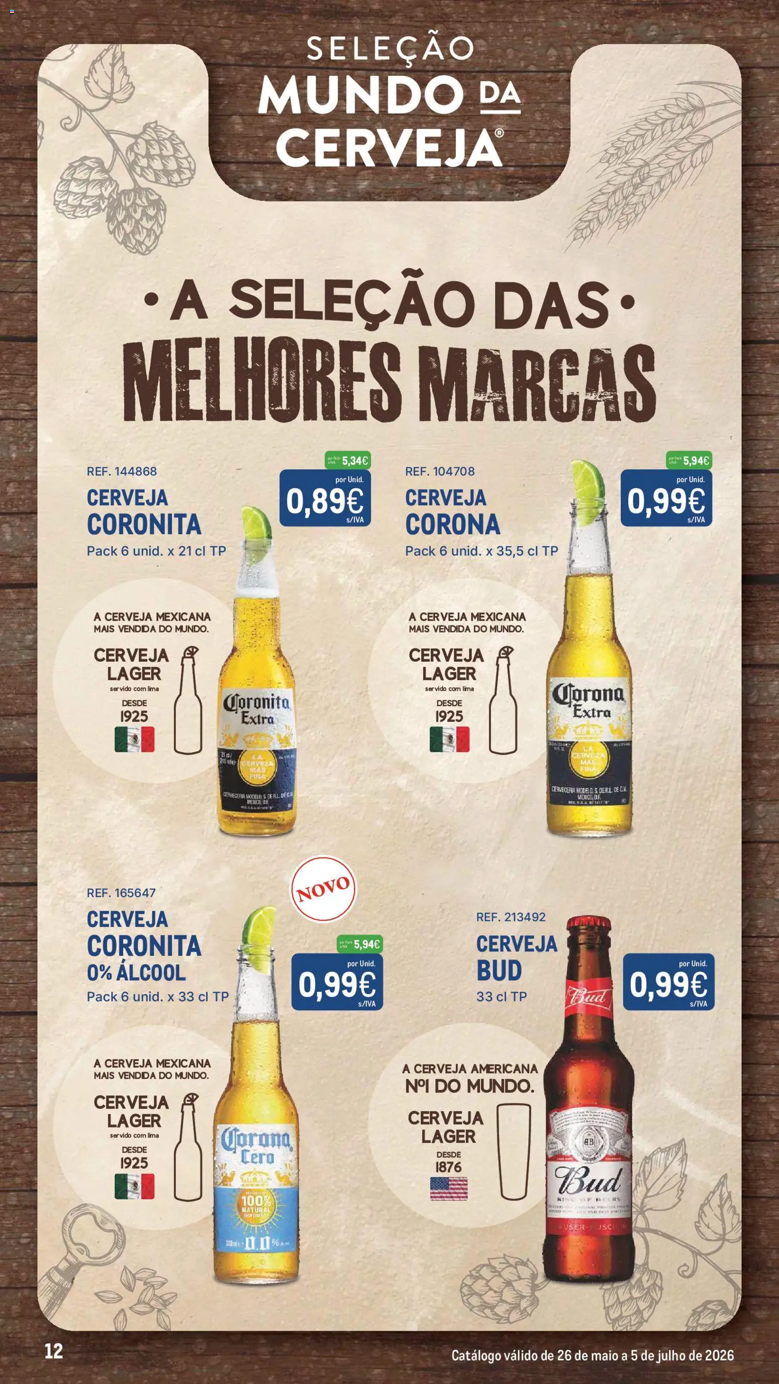 Makro Os Convocados │ válido de 26.05.2026 | Página: 12 | Produtos: Cerveja