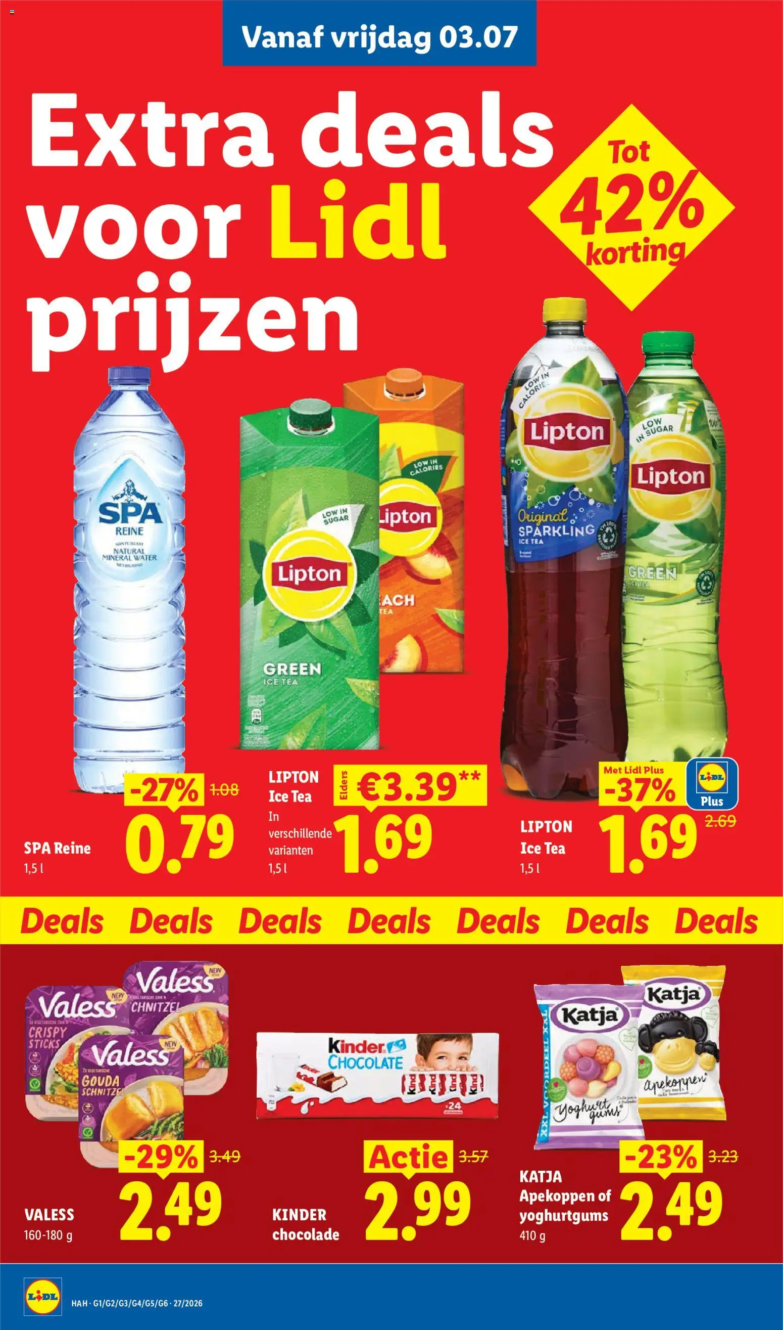 {H1} | Pagina: 2 | Producten: Yoghurt, Chocolade, Kinder, Festék