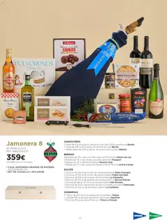 Vista previa El Corte Inglés Cestas Navidad 2026 válido desde el 08/10/2026 | Página: 23 | Productos: Ron, Vino, Vela, Mantequilla