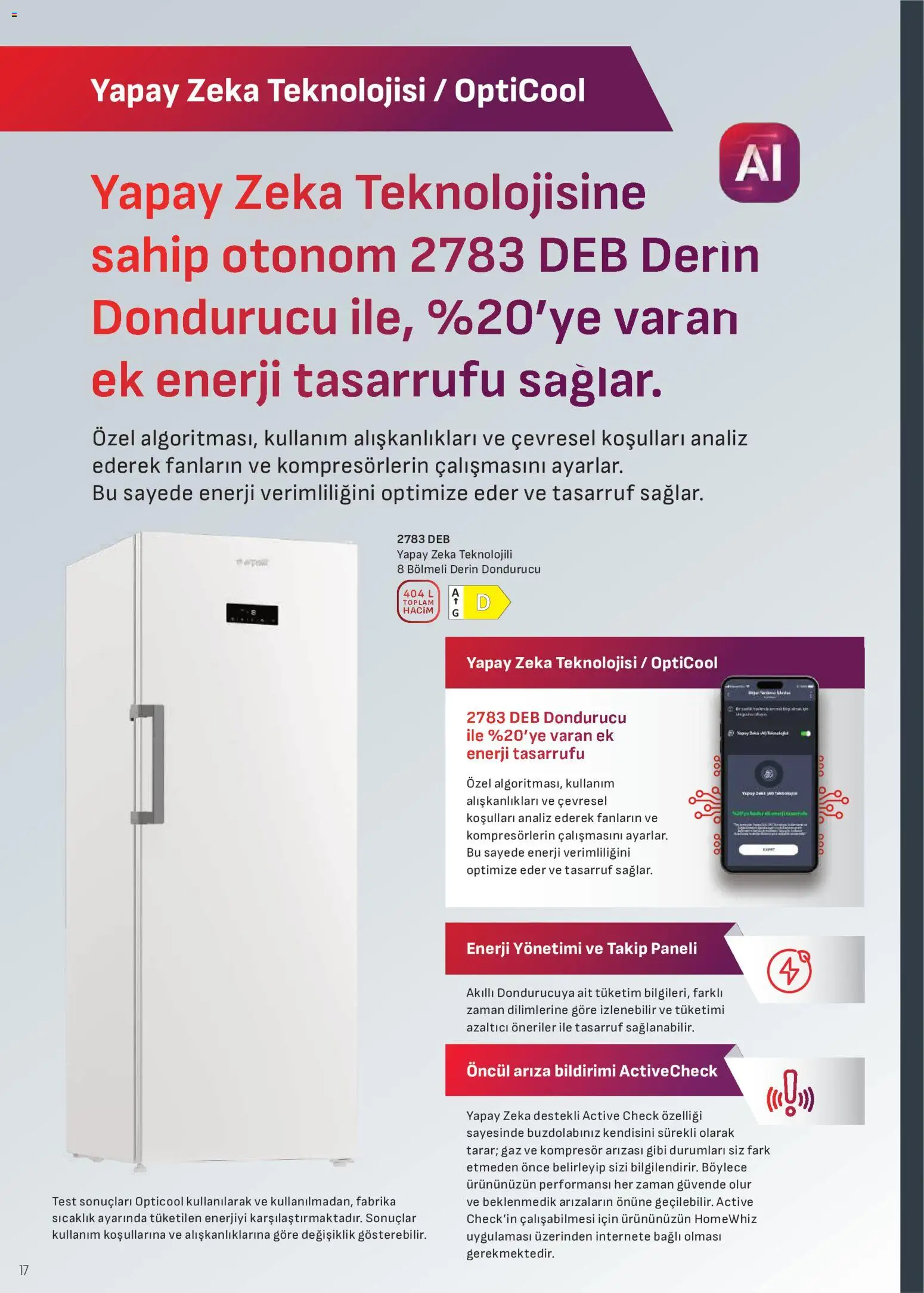 Arçelik Katalog - 01 Ekim 2026 tarihinden itibaren geçerlidir | Sayfa: 17