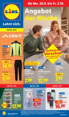 Lidl Prospekt ab 28.09.2026 gültig