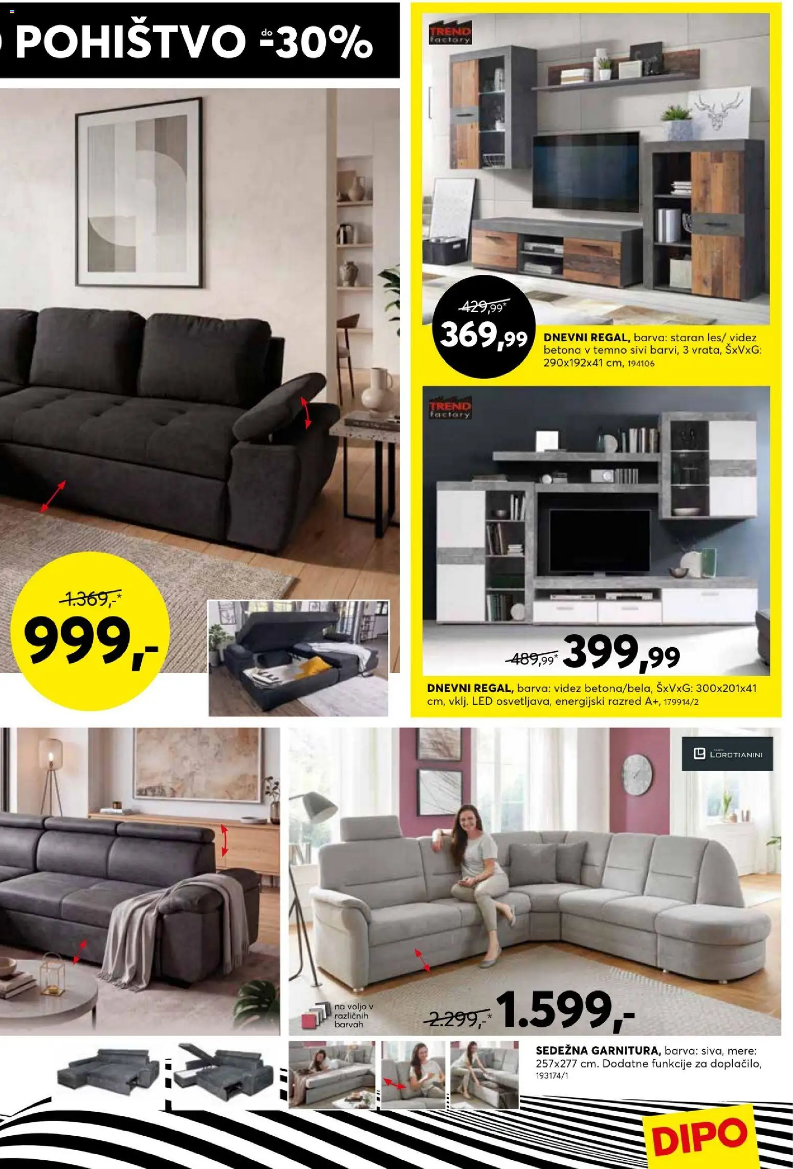 Novi Dipo katalog ponudbe – veljaven od 13.10.2026 | Stran: 5 | Izdelki: Pohištvo, Barva