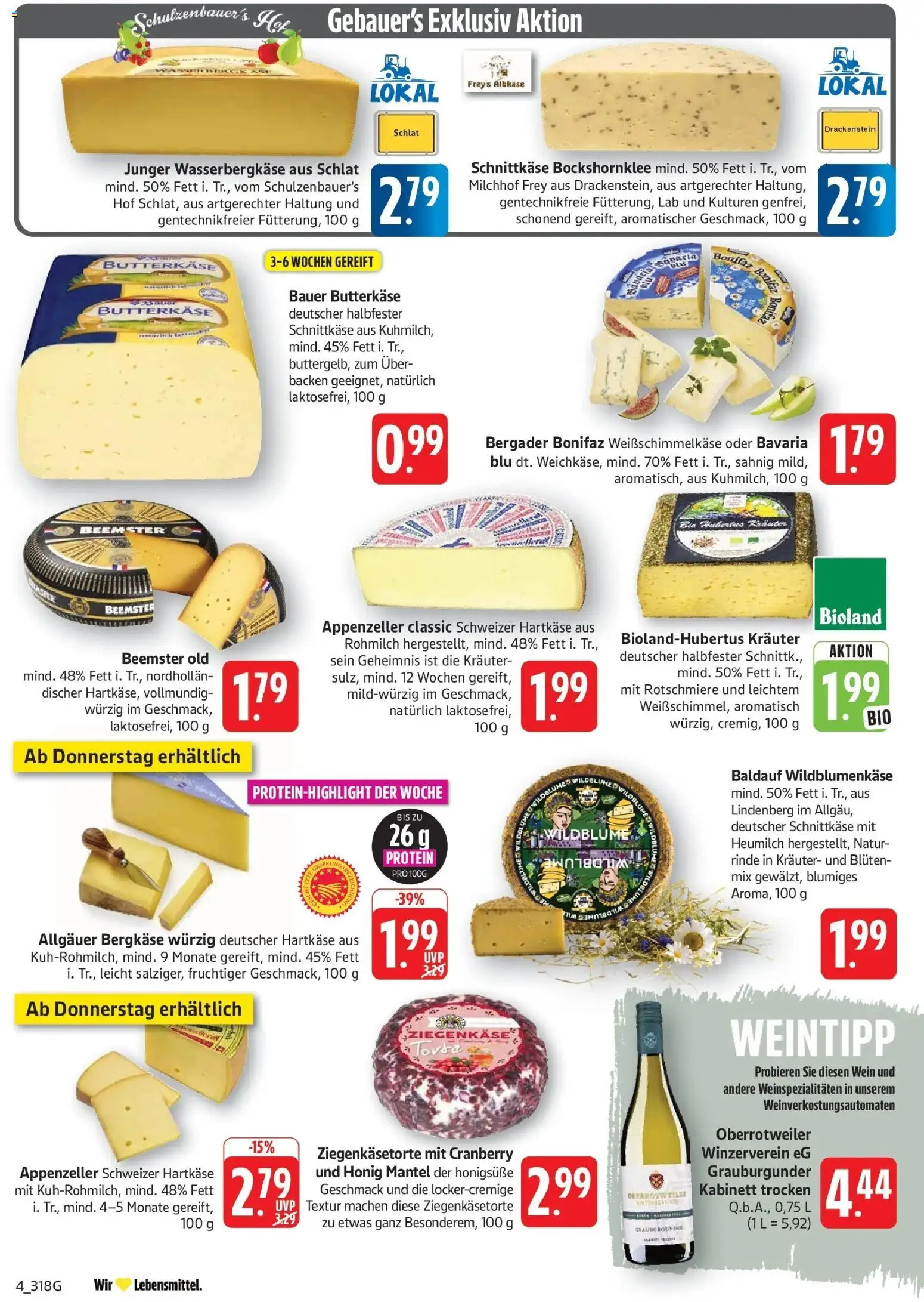 Edeka Prospekt Eislingen (ab 21.09.2026) » Angebote Online | Seite: 4 | Produkte: Mantel, Wein
