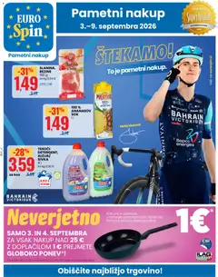 Eurospin katalog akcije – veljaven od 03.09.2026