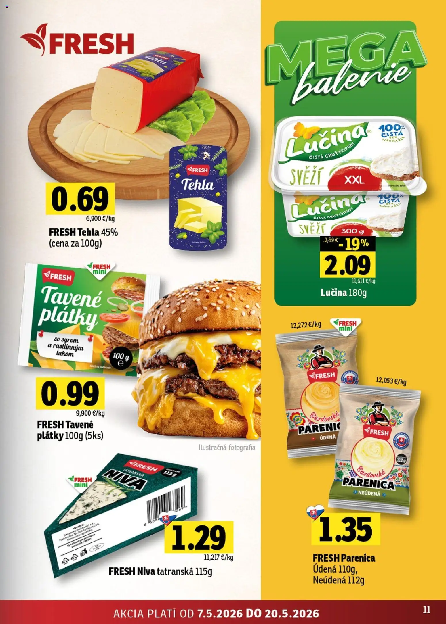 Nové Fresh akcie – leták je platný od 07.05.2026 | Strana: 11