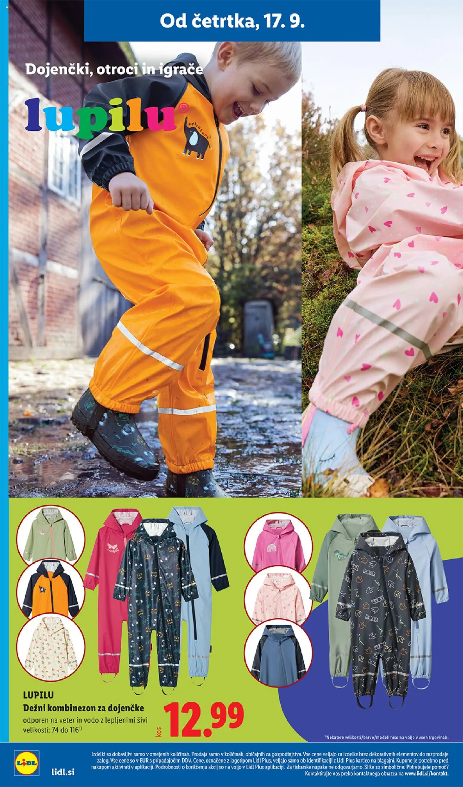 Novi Lidl katalog ponudbe – veljaven od 17.09.2026 | Stran: 34 | Izdelki: Kombinezon