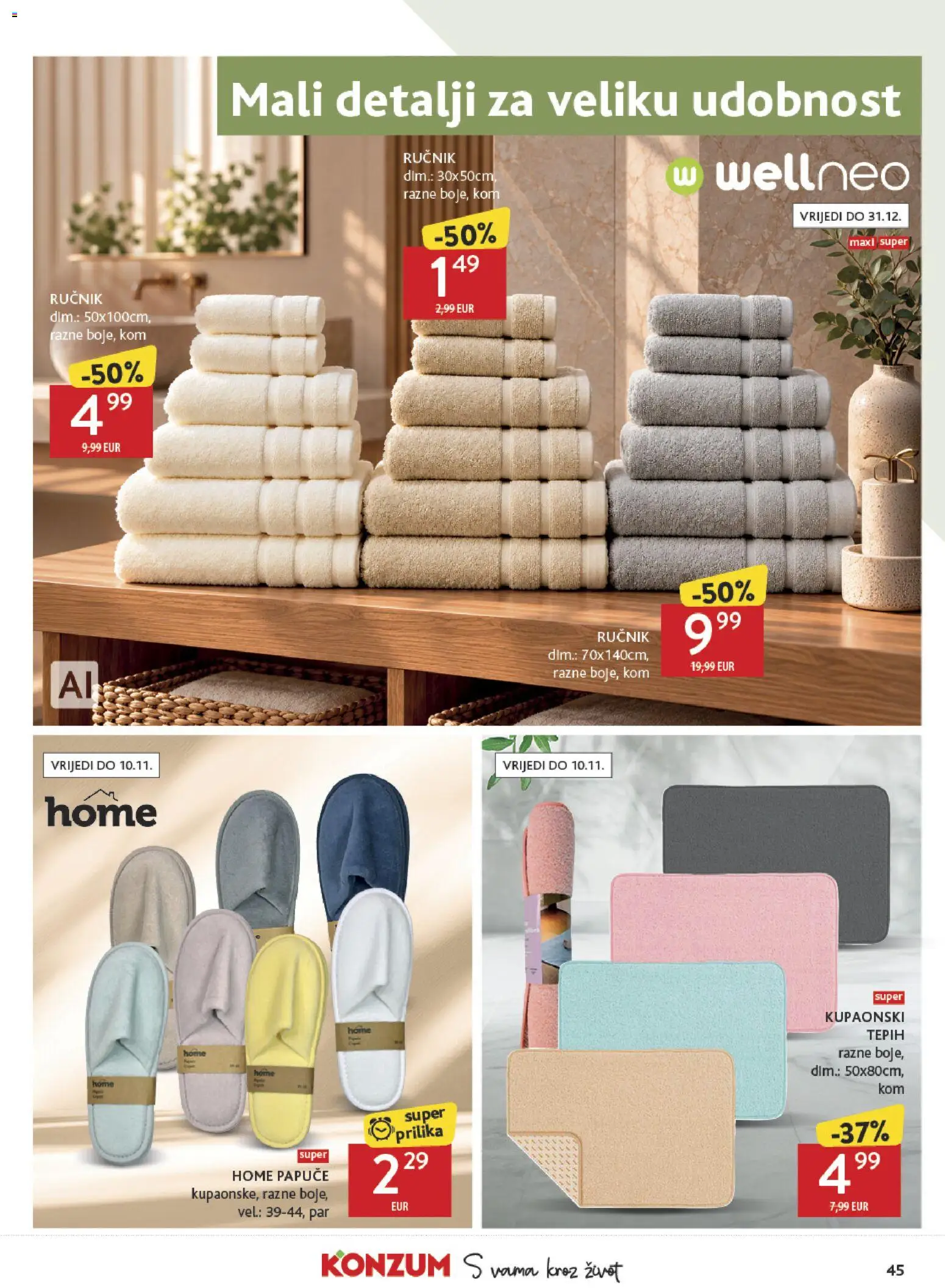Konzum katalog | vrijedi od 28.10.2026 | Stranica: 45