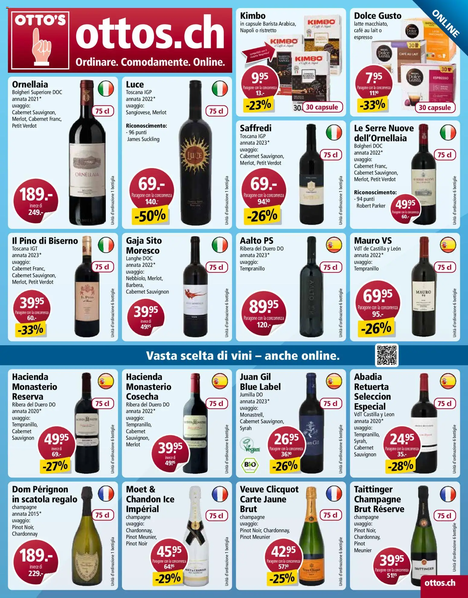 Otto's aktionen IT – gültig ab 03.11.2026 | Seite: 9 | Produkte: Merlot, Dom Perignon