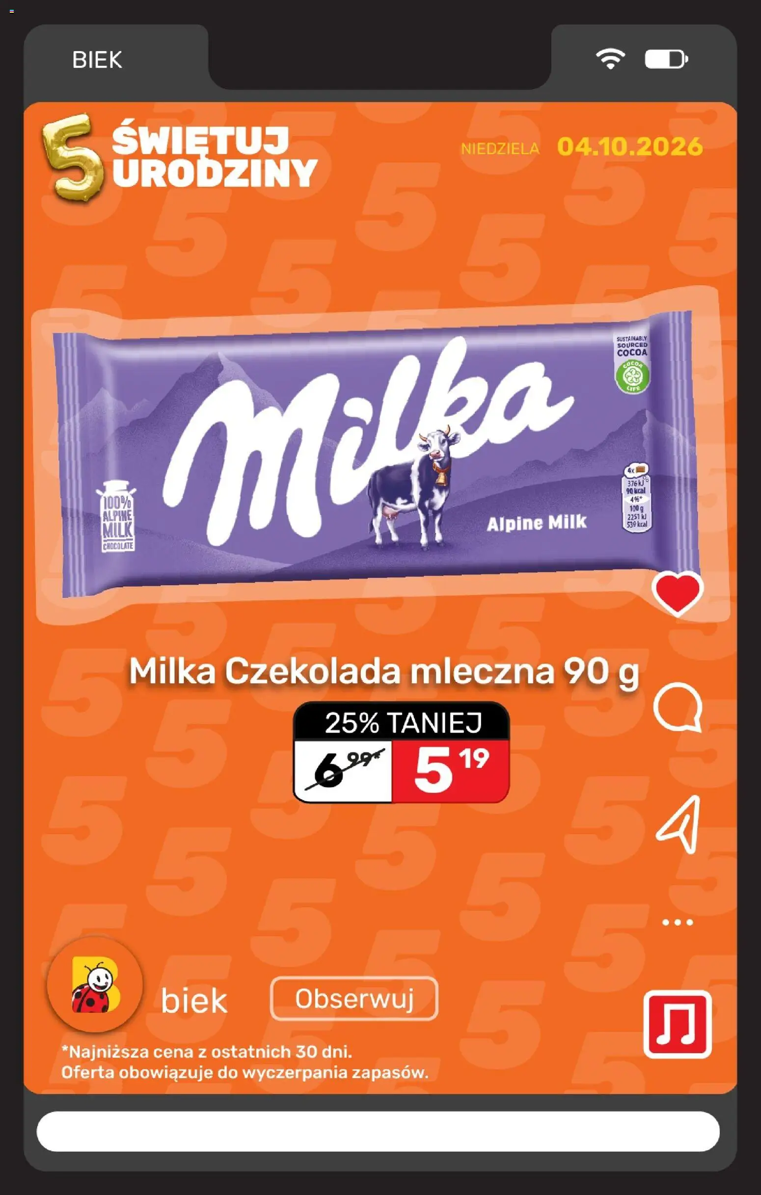 Biedronka gazetka - Biek od 04.10.2026 | Strona: 8