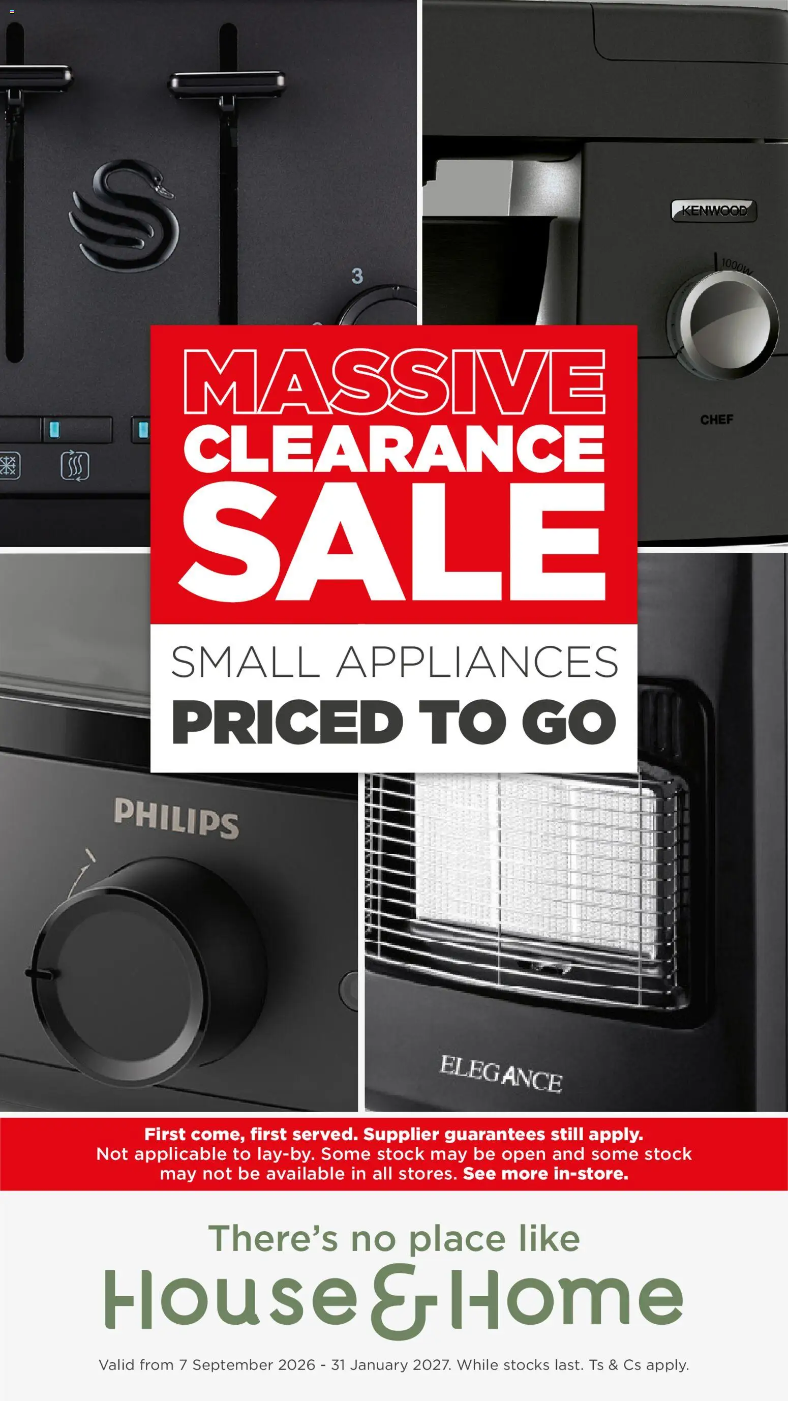 New House and Home catalogue – valid from 07/09/2026 | Page: 1 | Products: Stock