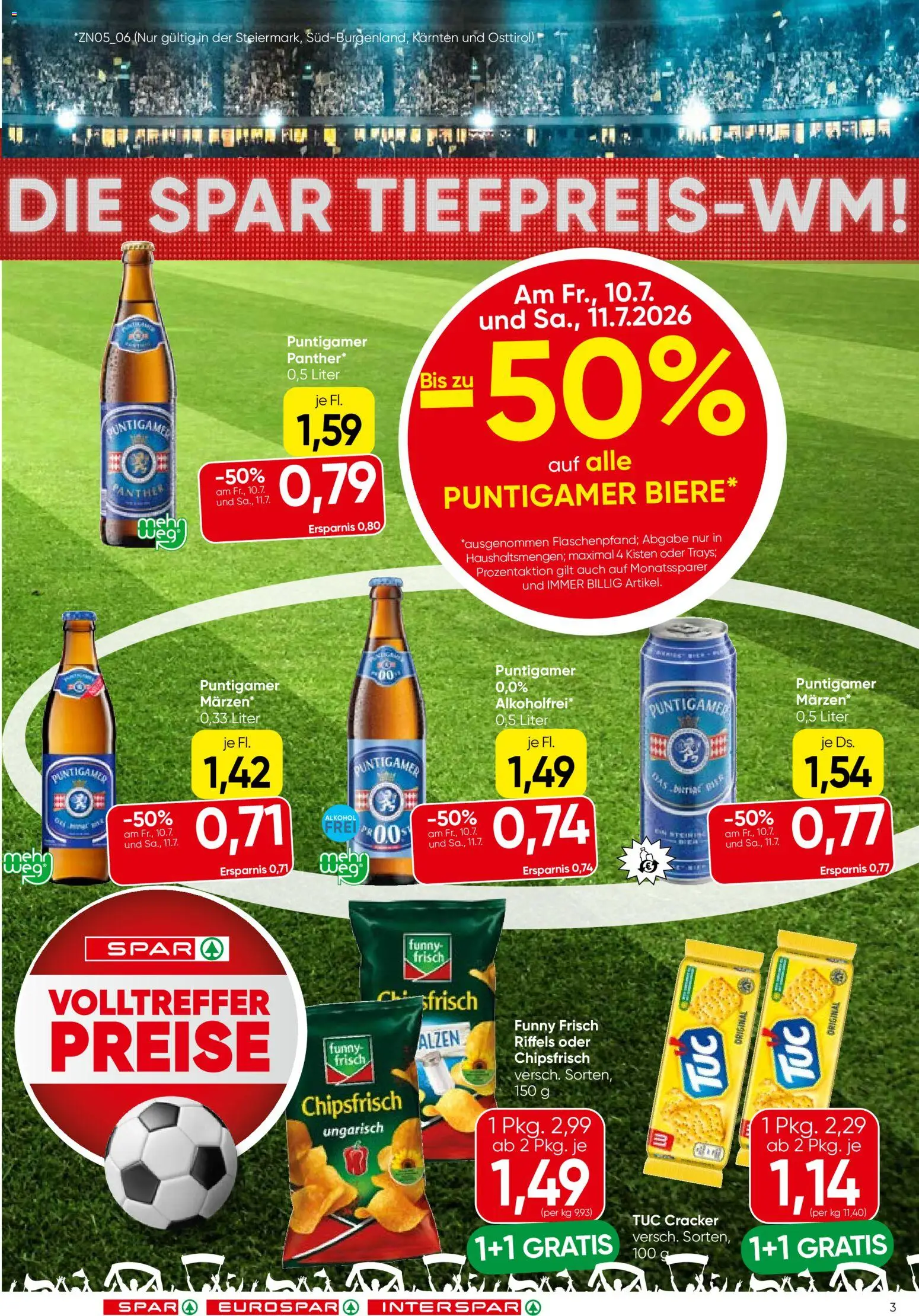 Spar Flugblatt - Steiermark gültig ab 09.07.2026 | Seite: 3