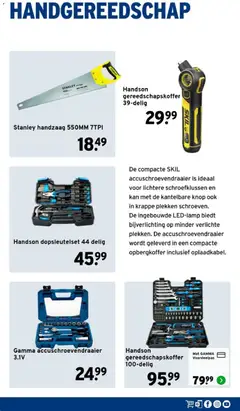 GAMMA folder -  Gereedschap special - Voorbeeld van een folder van GAMMA, geldig van 07-07-2026 | Pagina: 24 | Producten: Ledlamp, Kan