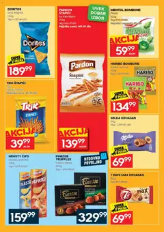 Idea katalog - pregled Idea kataloga - važi od 17.08.2026 | Strana: 47 | Proizvode: Milka, Haribo, Paprika, Kroasan