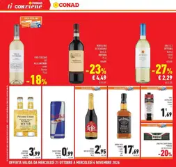 Anteprima del volantino WHISKY JACK DANIEL'S, - apple - black 40° 70 cl valido a partire dal 21/10/2026 | Pagina: 41 | Prodotti: Bevande, Vino, Red Bull, Vino rosso