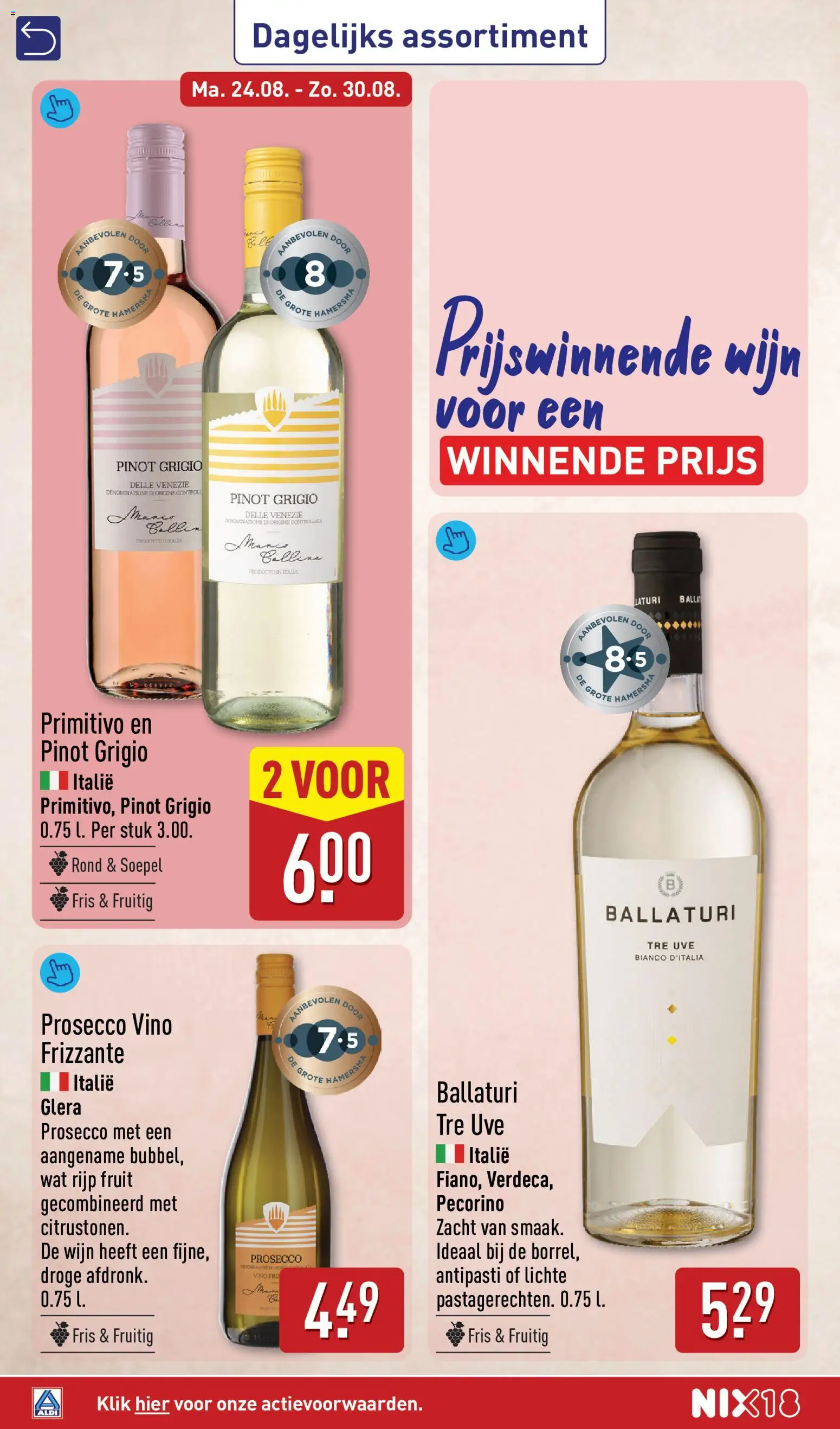 {H1} | Pagina: 38 | Producten: Wijn, Fruit, Prosecco