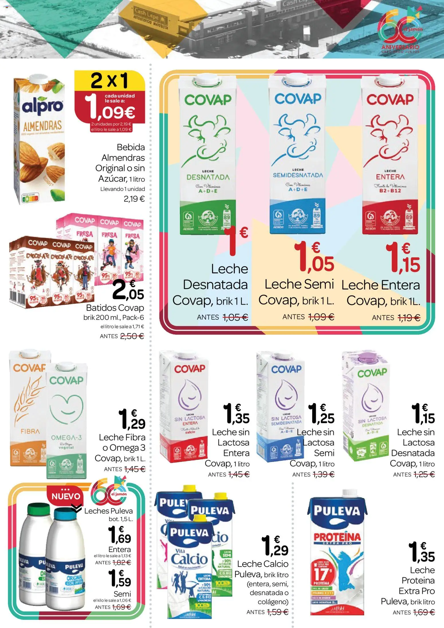 Supermercados El Jamón folleto │ válido desde el 24/09/2026 | Página: 11 | Productos: Omega, Leche semidesnatada, Leche, Chocolate