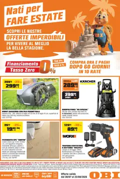 Anteprima del volantino OBI volantino valido a partire dal 30/07/2026