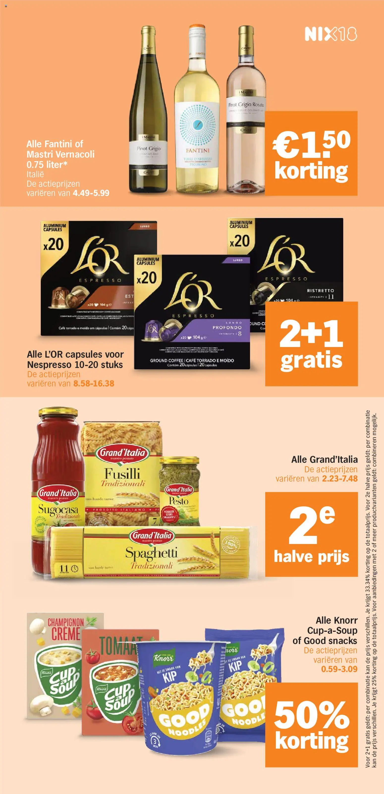 {H1} | Pagina: 32 | Producten: Champignon, Pasta, Spaghetti, Crème