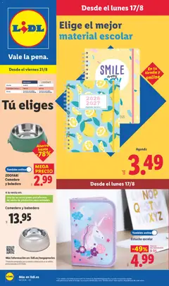 Vista previa Lidl folleto de bazar válido desde el 17/08/2026