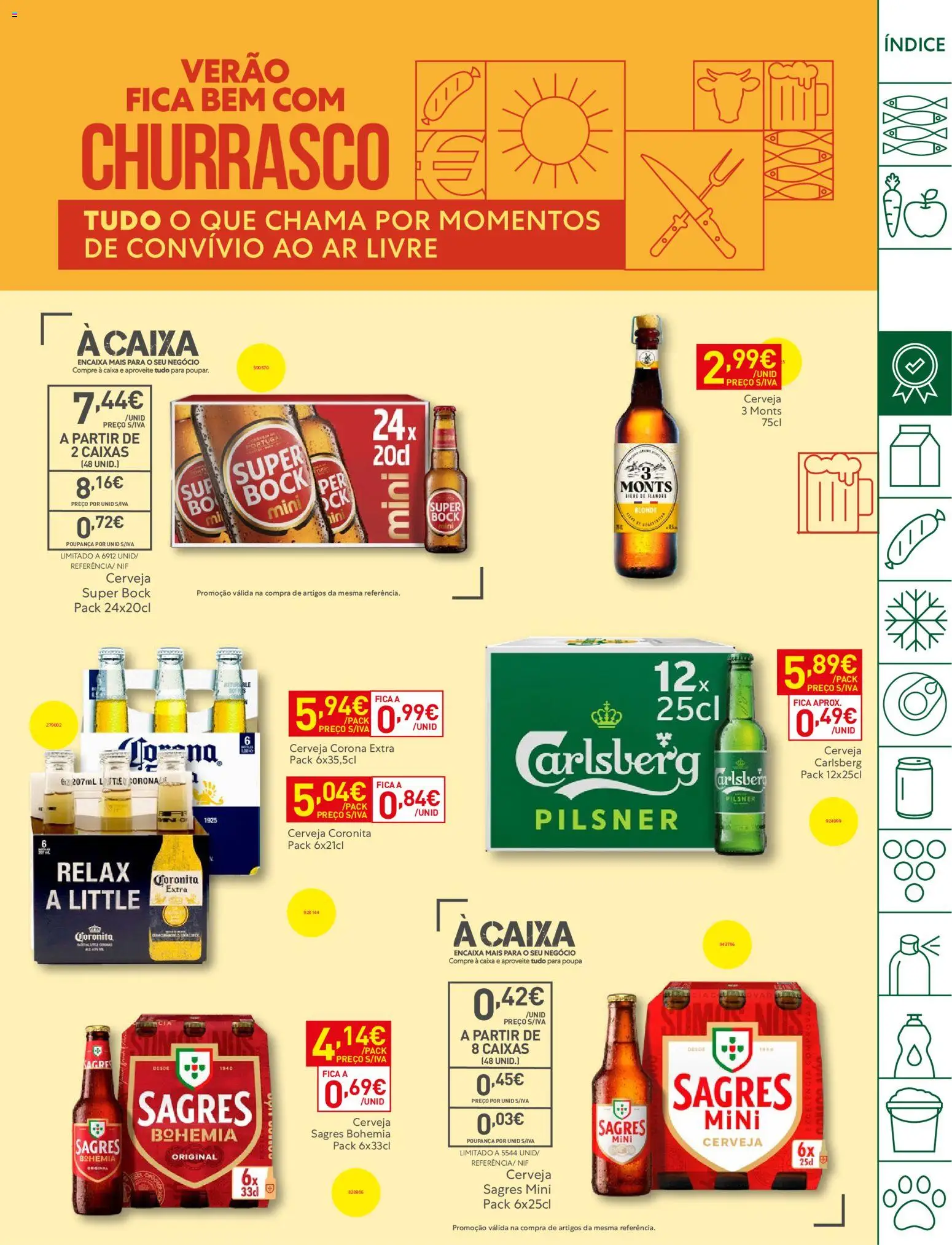 Recheio folheto │ válido de 21/07/2026 | Página: 9 | Produtos: Super bock, Caixa, Cerveja