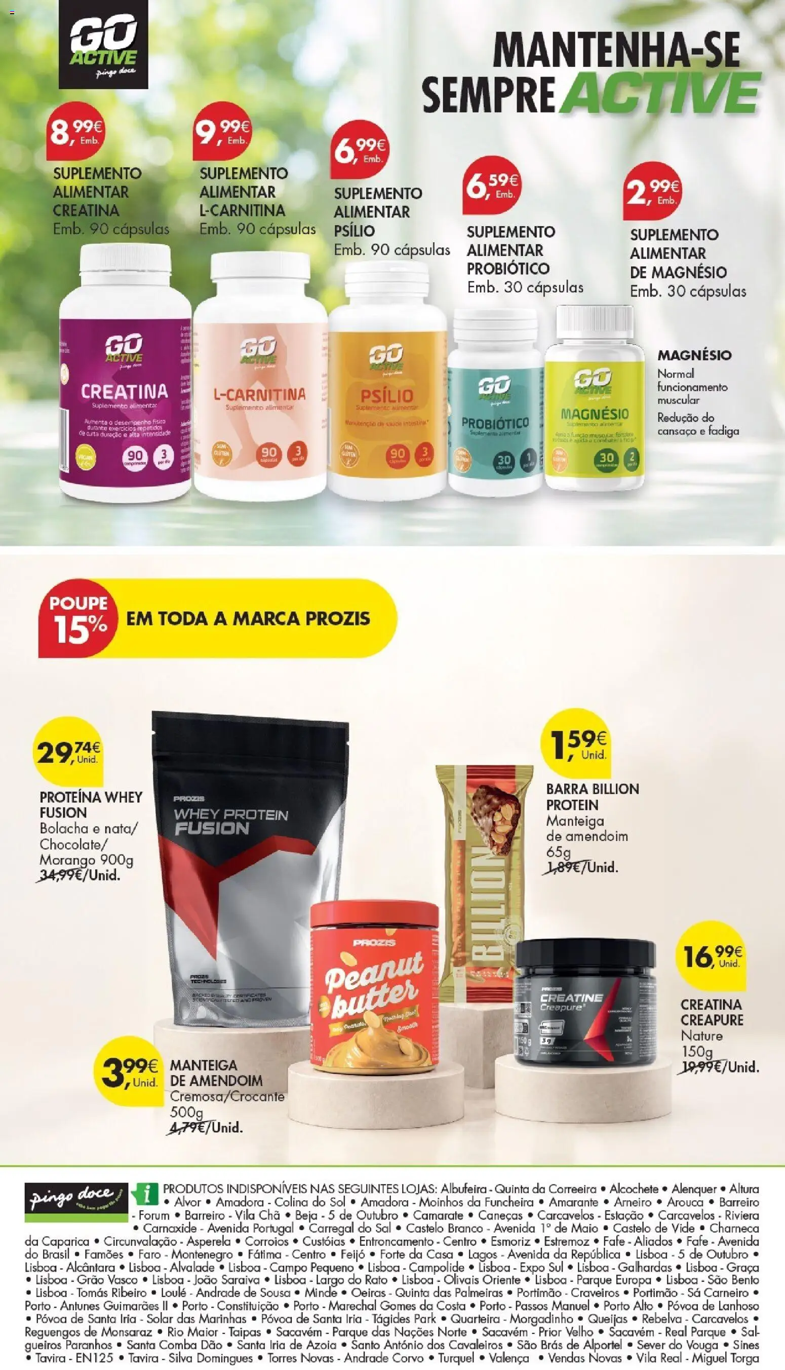 Pingo Doce Folheto Bem Estar Especial Beleza │ válido de 20/09/2026 | Página: 16 | Produtos: Proteína Whey, Cápsulas, Creatina, Whey protein