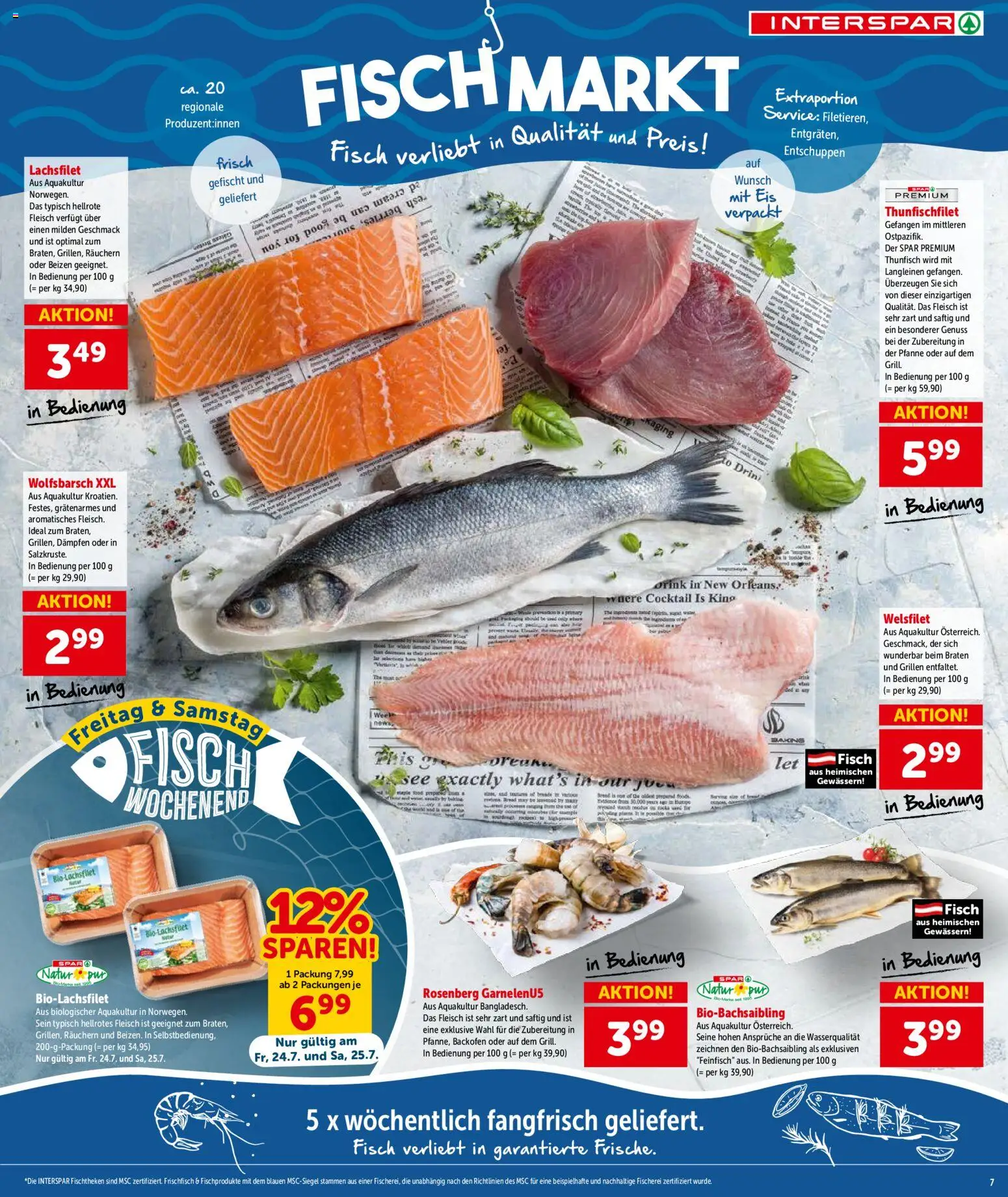 Interspar - Broschüre gültig ab 23.07.2026 | Seite: 8 | Produkte: Eis, Fisch