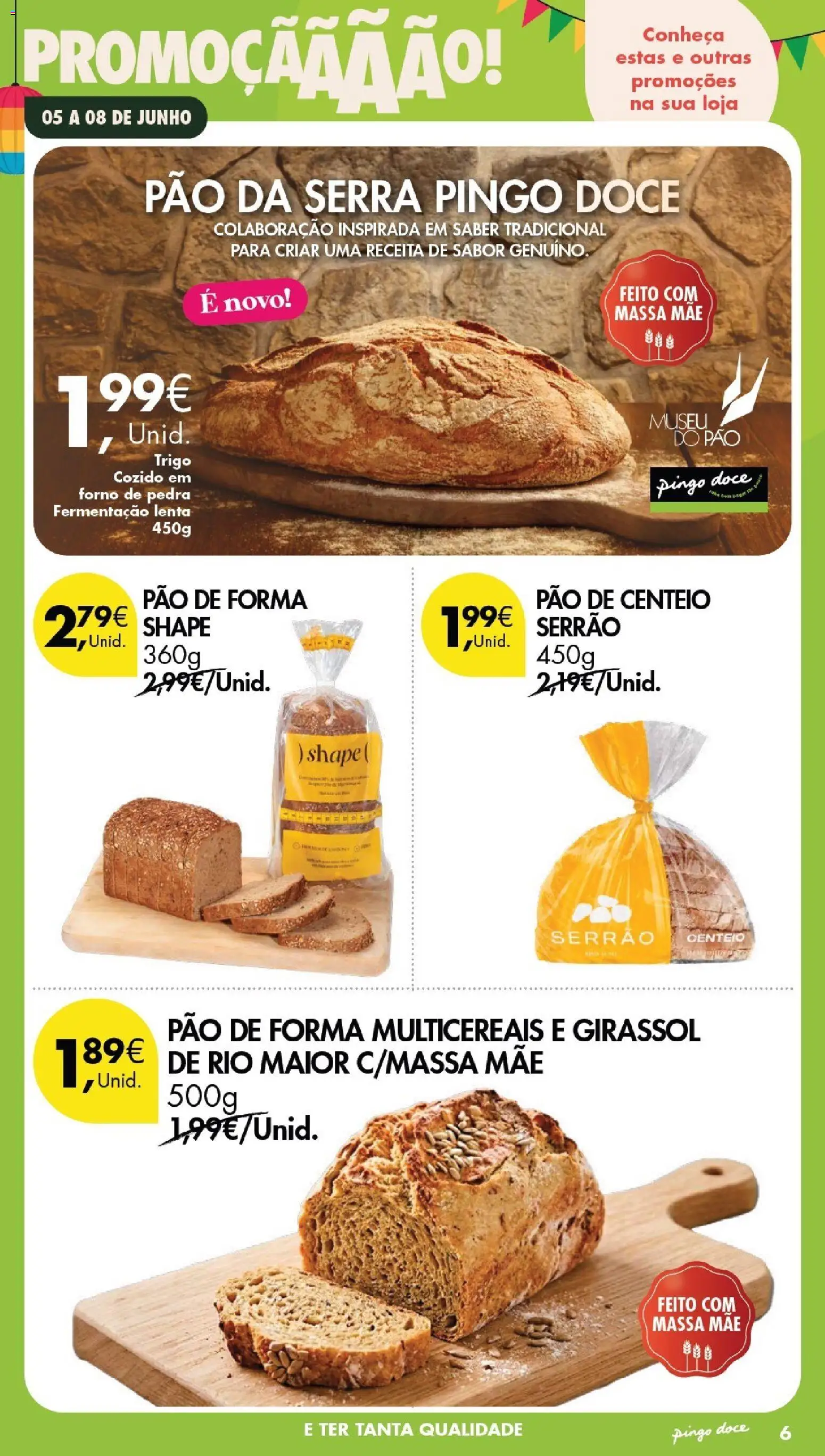 Pingo Doce Poupe este Fim de Semana │ válido de 05.06.2026 | Página: 5 | Produtos: Pão de forma, Forno, Centeio, Pão