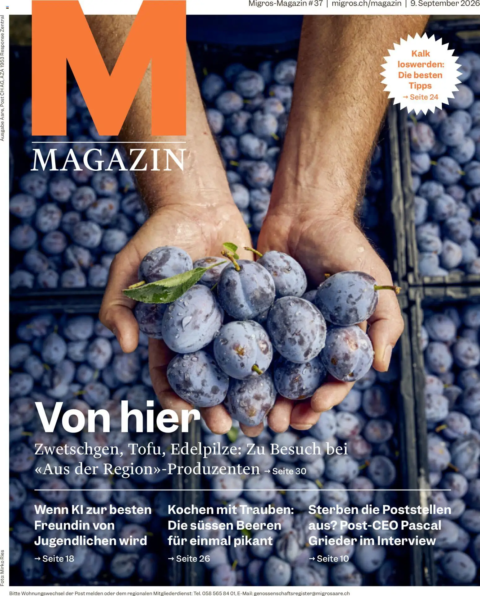 Migros aktionen Magazin – gültig ab 09.09.2026 | Seite: 1