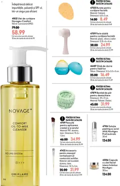 Ofertele Oriflame valabile de la 19.08.2026 | Pagină: 94 | Produse: Bio, Bentiță de păr, Perie, Peeling