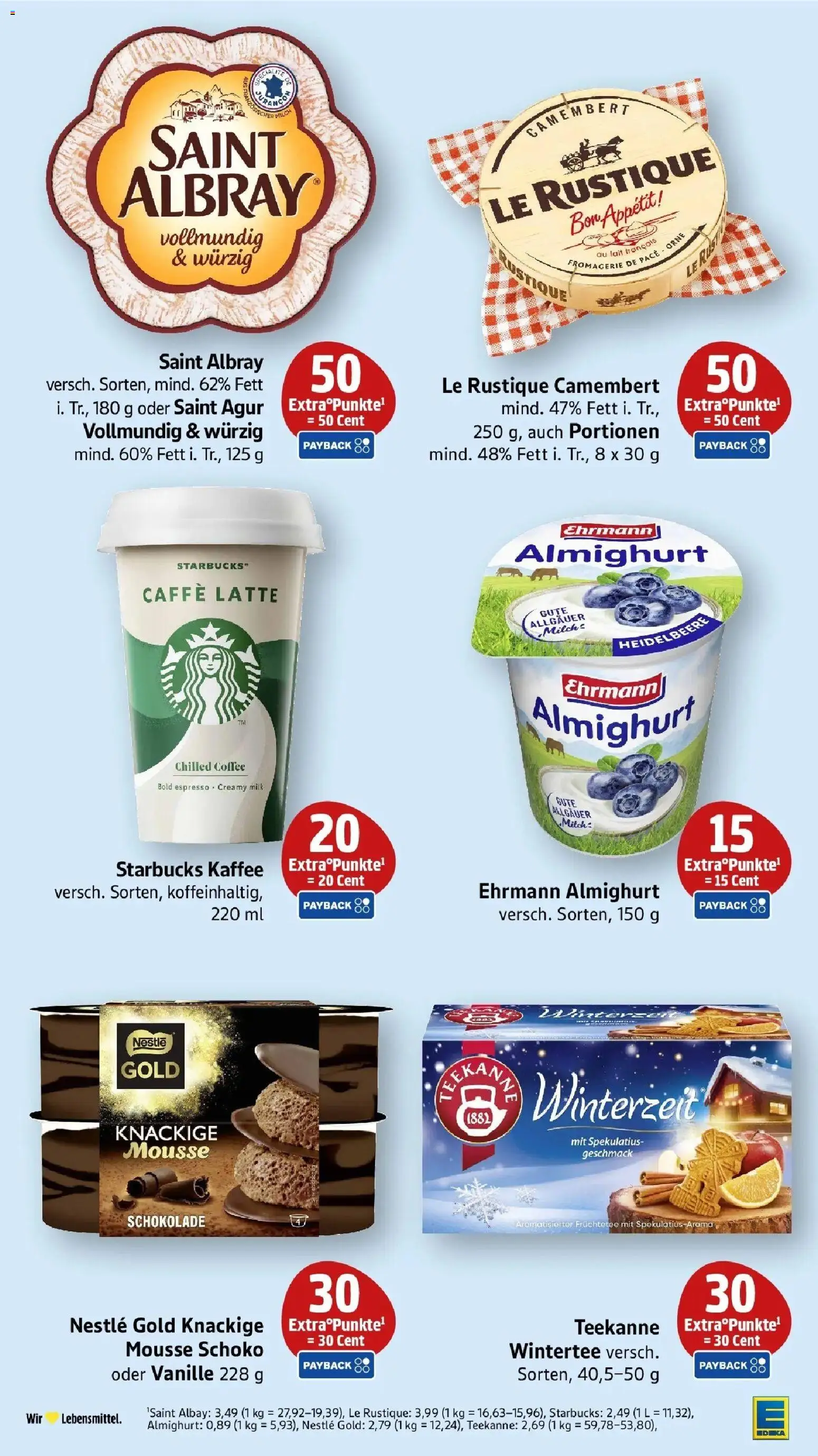 Edeka Prospekt Göppingen-Ursenwang (ab 26.10.2026) » Angebote Online | Seite: 41 | Produkte: Ehrmann almighurt, Kaffee, Schokolade, Teekanne
