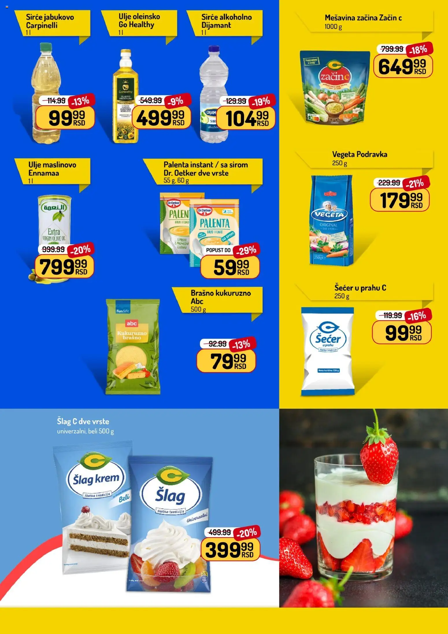 Aman katalog - važi od 08.06.2026 | Strana: 17 | Proizvode: Dr. Oetker, Šlag krem, Sirće, Šećer u prahu