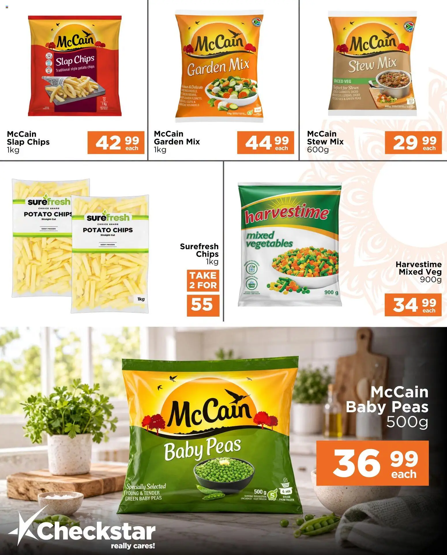 New Check Star catalogue – valid from 09/09/2026 | Page: 5 | Products: Broccoli, Chips, Potatoes, Vegetables