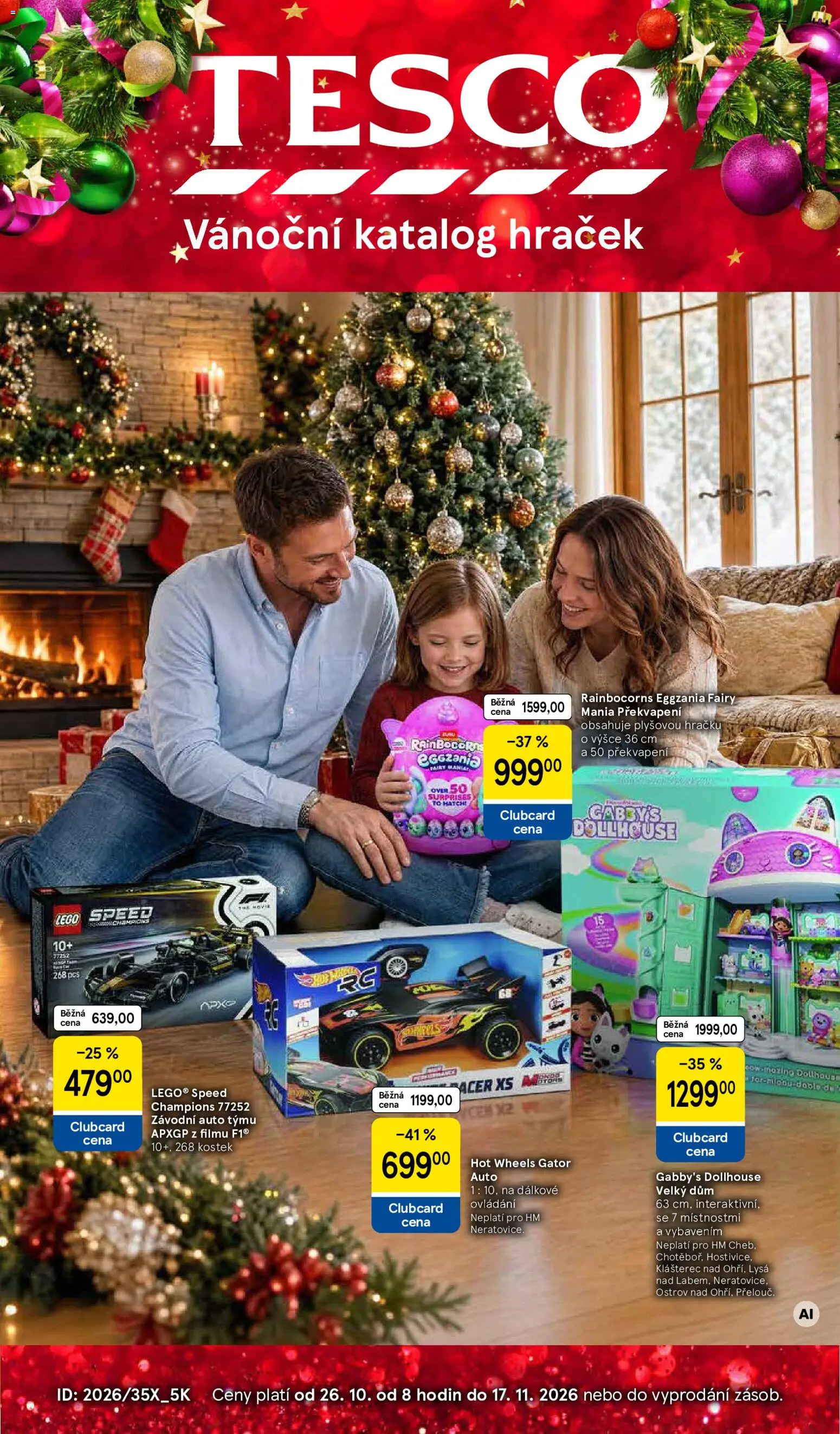 Tesco leták - Vánoční katalog hraček od 26.10.2026 | Strana: 1