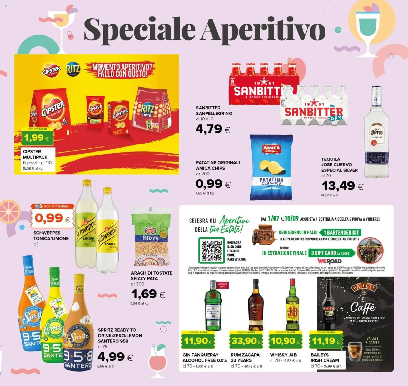 Volantino Oasi del 10/08/2026 | Pagina: 3 | Prodotti: Patatine, Tequila, Bottiglia, Aperitivo