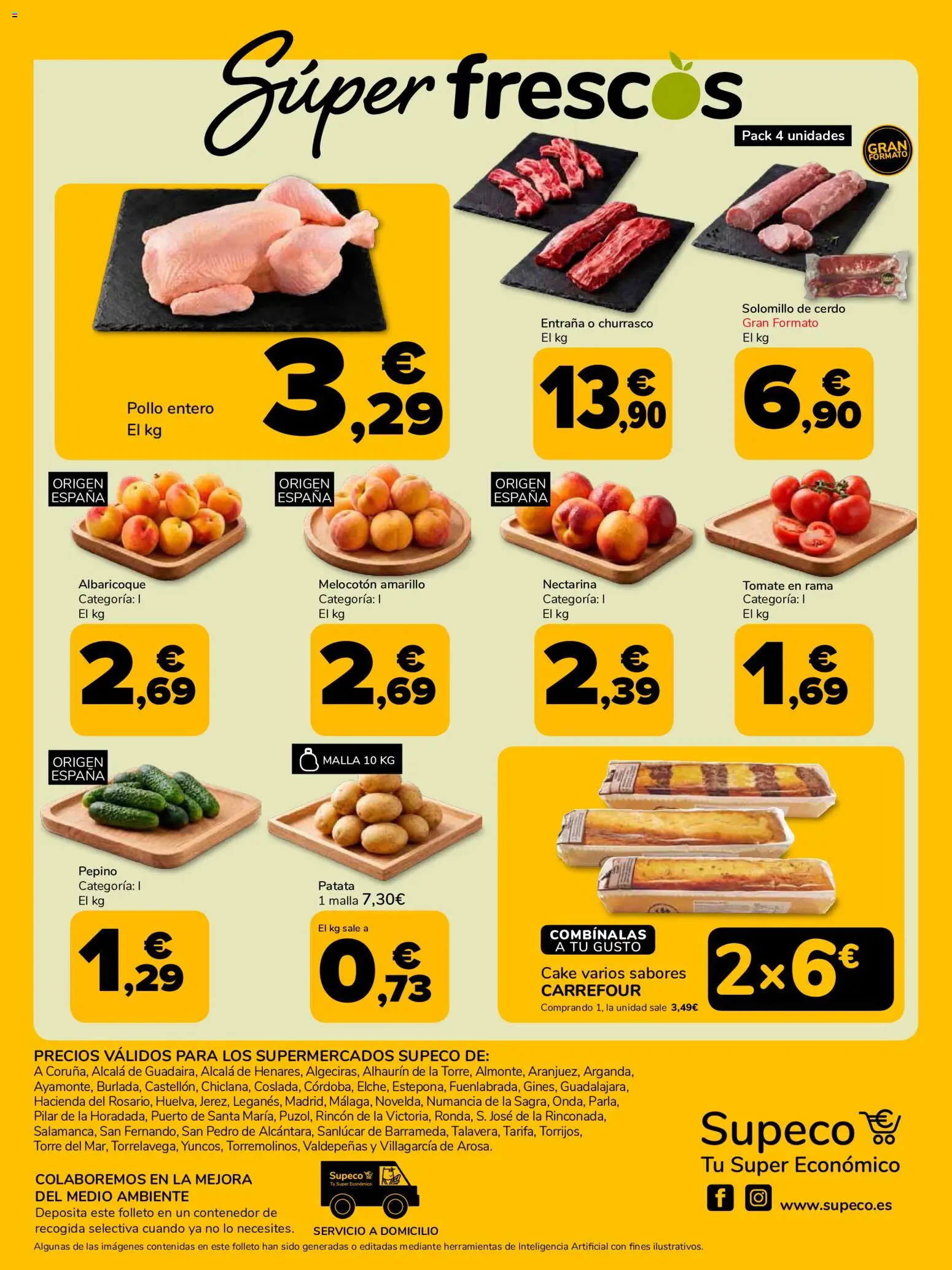 Supeco folleto │ válido desde el 02/07/2026 | Página: 8 | Productos: Στιγμιαίος καφές, Cerdo, Αποφλοιωτής σκόρδου, Melocotón amarillo