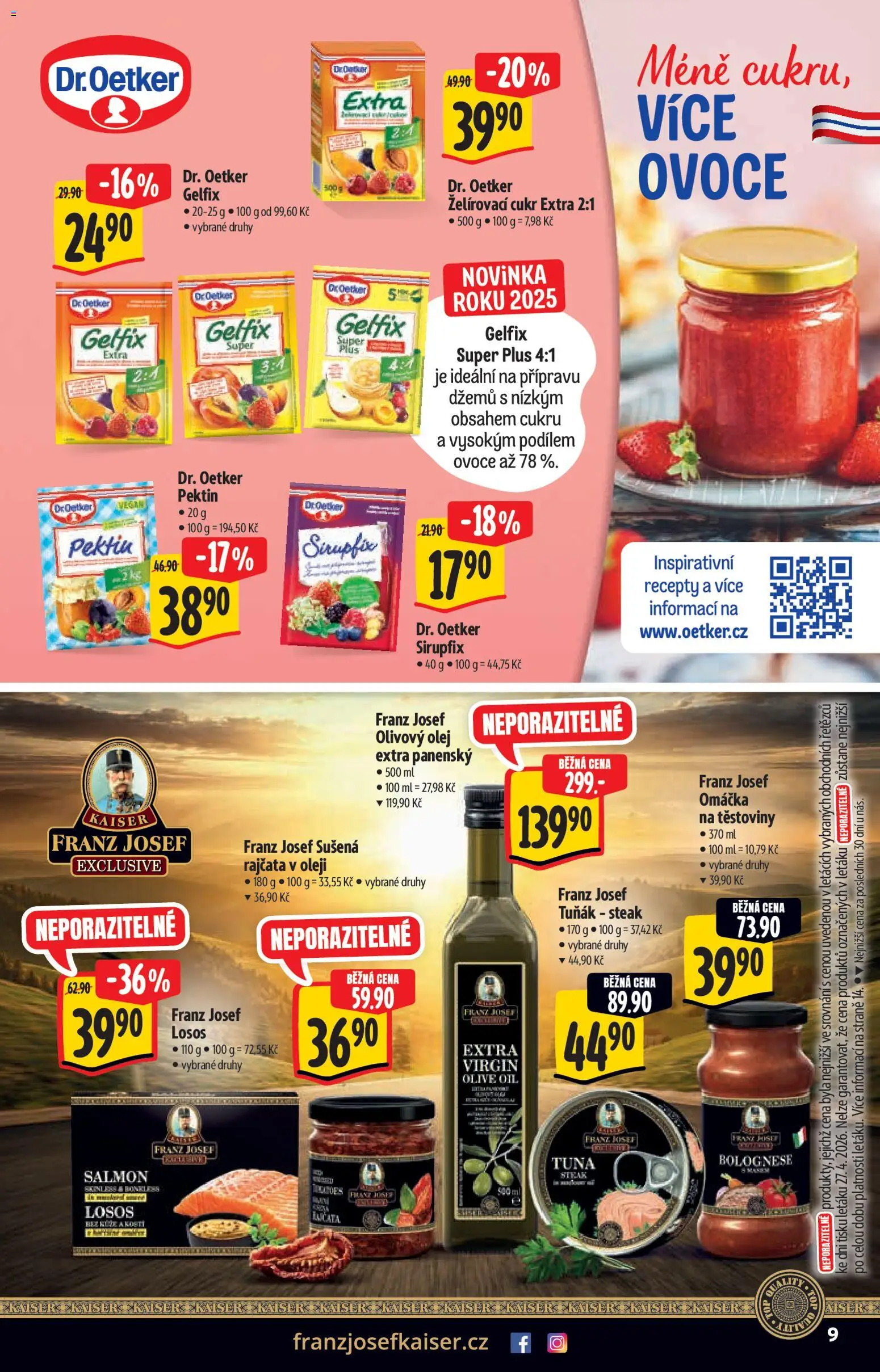 Albert katalog - Supermarket od 06.05.2026 | Strana: 9 | Produkty: Vegan, Steak, Cukr, Gelfix Extra