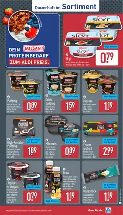 Pudding, Versch. Sorten, z. B. Vanille oder Schoko; 200-g-Becher ab 27.07.2026 gültig | Seite: 31