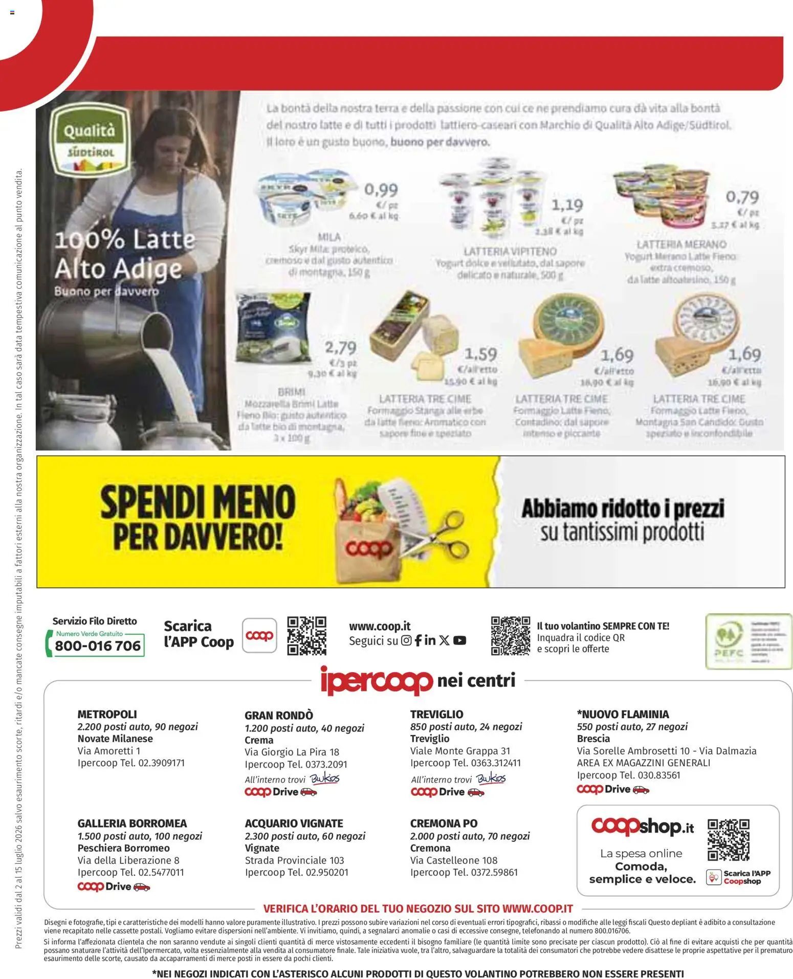 Volantino Ipercoop del 02/07/2026 | Pagina: 37 | Prodotti: Crema, Yogurt, Grappa, Terra