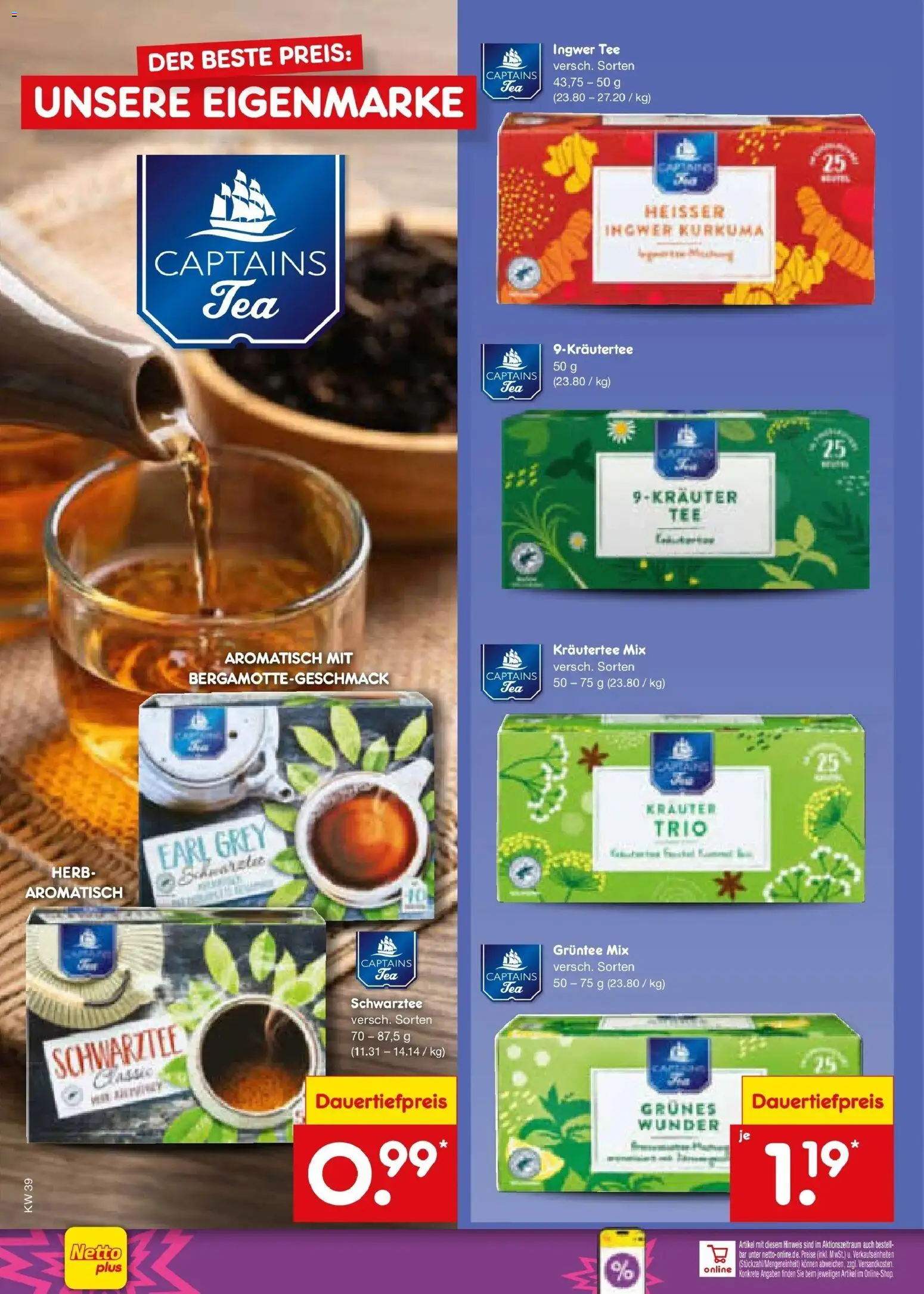 Netto Marken-Discount Prospekt Naumburg – gültig ab 21.09.2026 | Seite: 18 | Produkte: Kräutertee, Tee