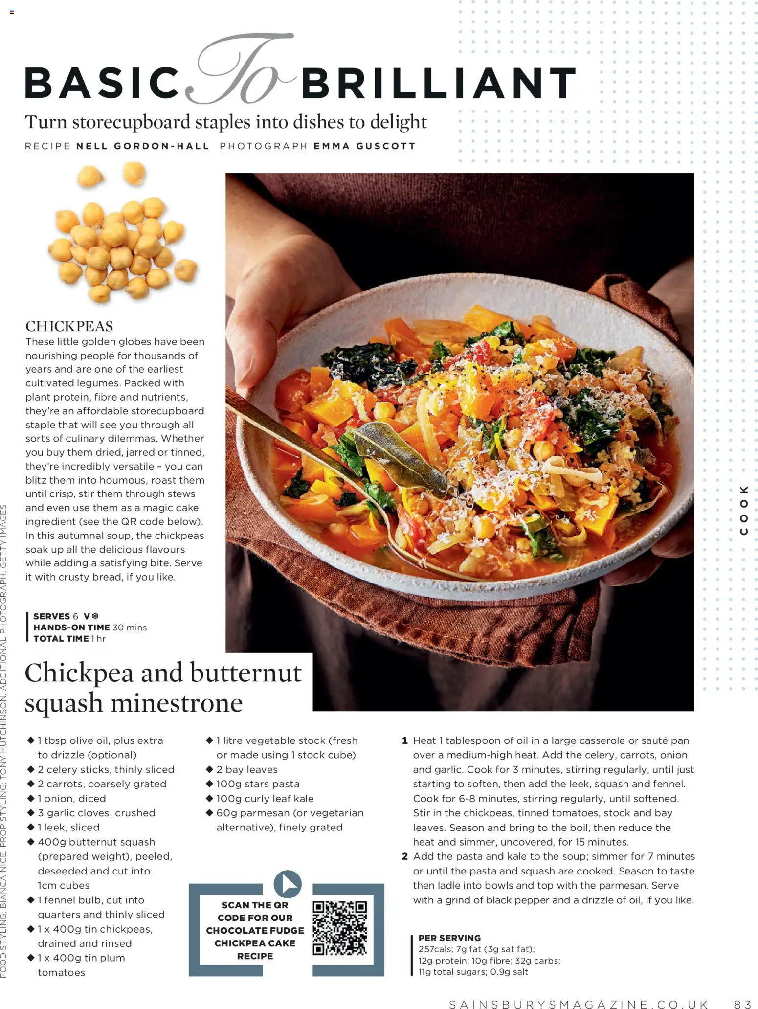 {H1} | Page: 83 | Products: Chickpeas, Parmesan, Oil, Butternut squash