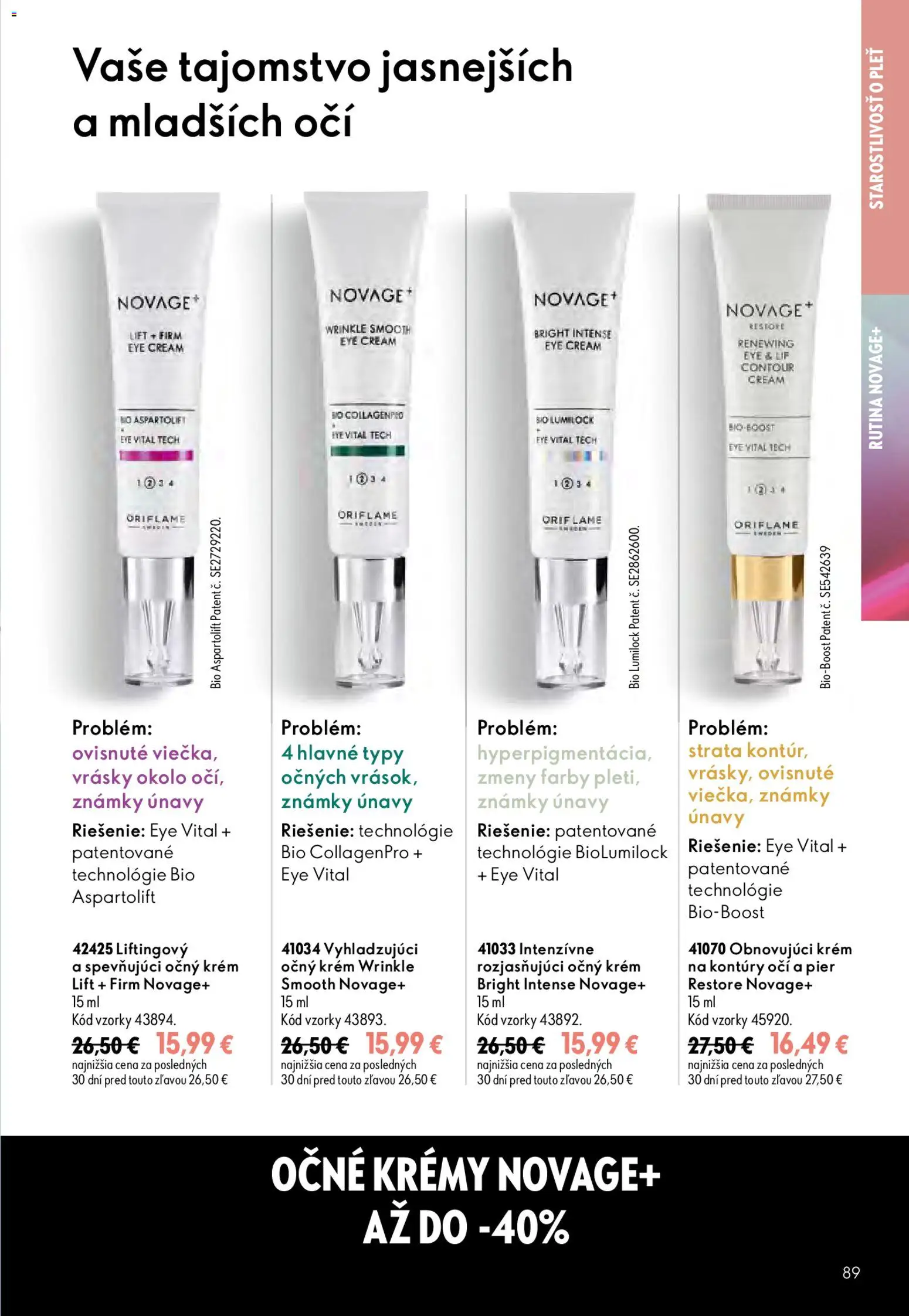 Nové Oriflame akcie – leták je platný od 19.08.2026 | Strana: 89 | Produkty: Krém
