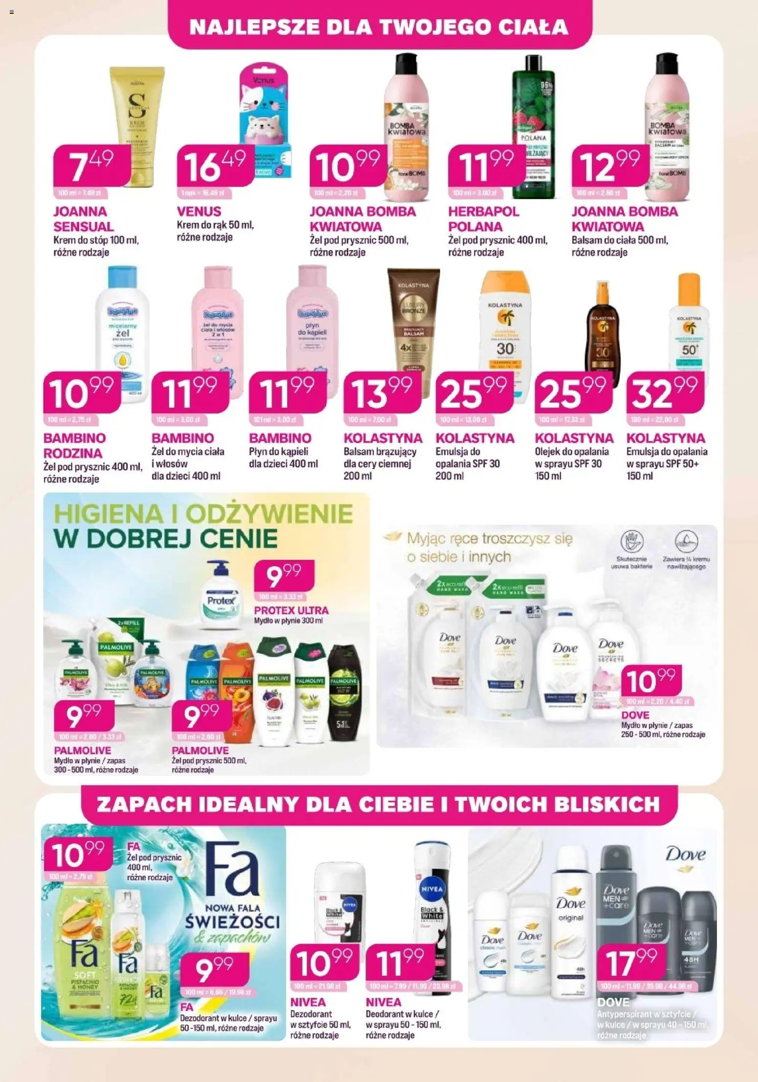 Koliber gazetka od 09.07.2026 | Strona: 5 | Produkty: Żel pod prysznic, Dezodorant, Antyperspirant, Krem do stóp